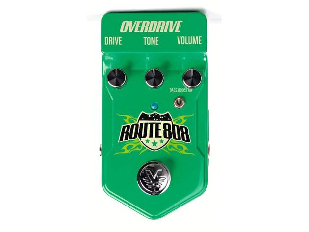 The Route 808 Overdrive pedal.